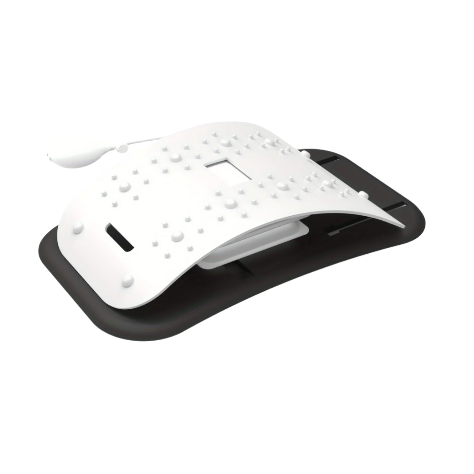 NNETM Back Stretcher & Massager - Relieve Sciatica & Fibromyalgia Pain(White)